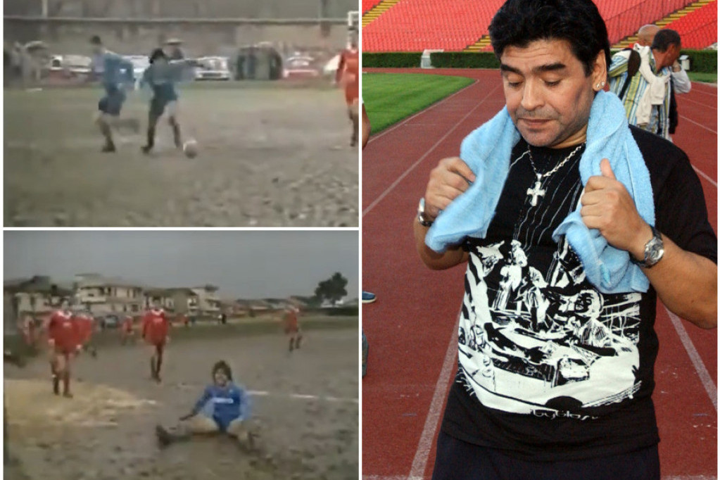 Kad proradi Maradonin inat! Zašto je "fudbalski bog" završio na blatnjavom seoskom terenu (VIDEO)