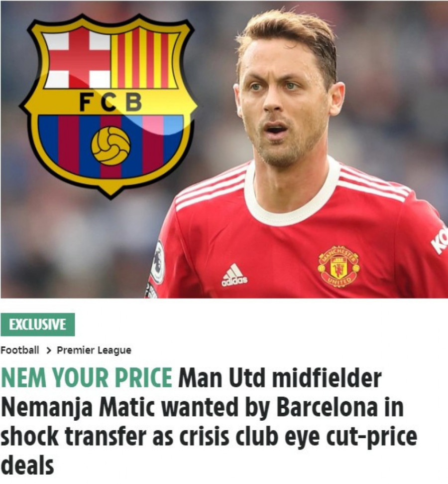 Srpska bomba puca u Barseloni, poruka za Mančester junajted: Recite cenu za Matića! (FOTO)