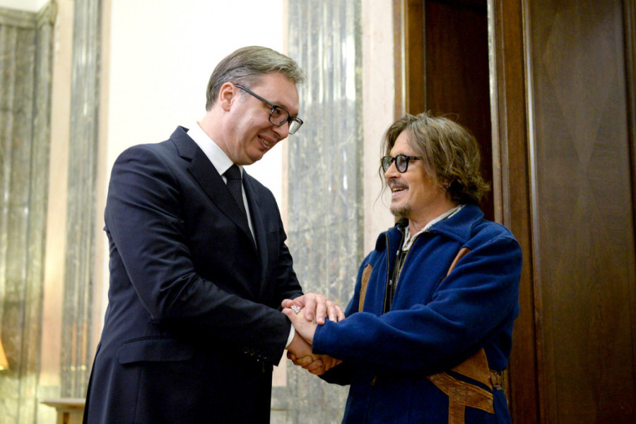 Džoni Dep stigao u Beograd: Slavni holivudski glumac na prijemu kod predsednika (FOTO)