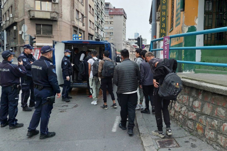 Velika akcija u Beogradu: Na teritoriji Savskog venca i Starog grada pronađen 91 ilegalni migrant