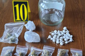 Nastavak policijske akcije "Gnev": Uhapšen Leskovčanin za dilovanje marihuane i kokaina