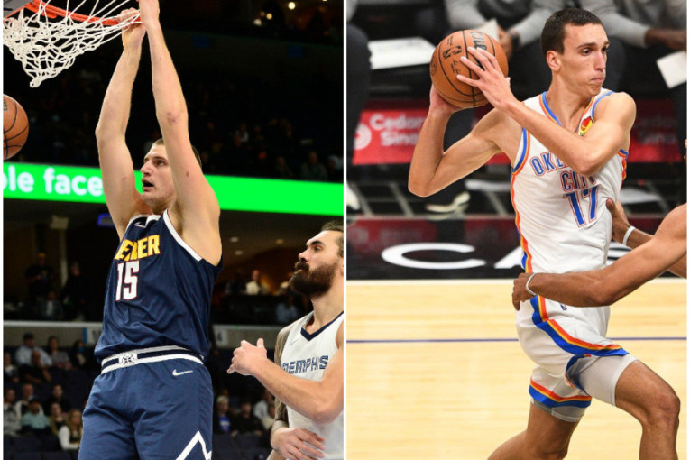 Jokić i Pokuševski u akciji, pronađite razliku: Ameri još ne provaljuju tajnu srpskog dvokoraka (VIDEO)