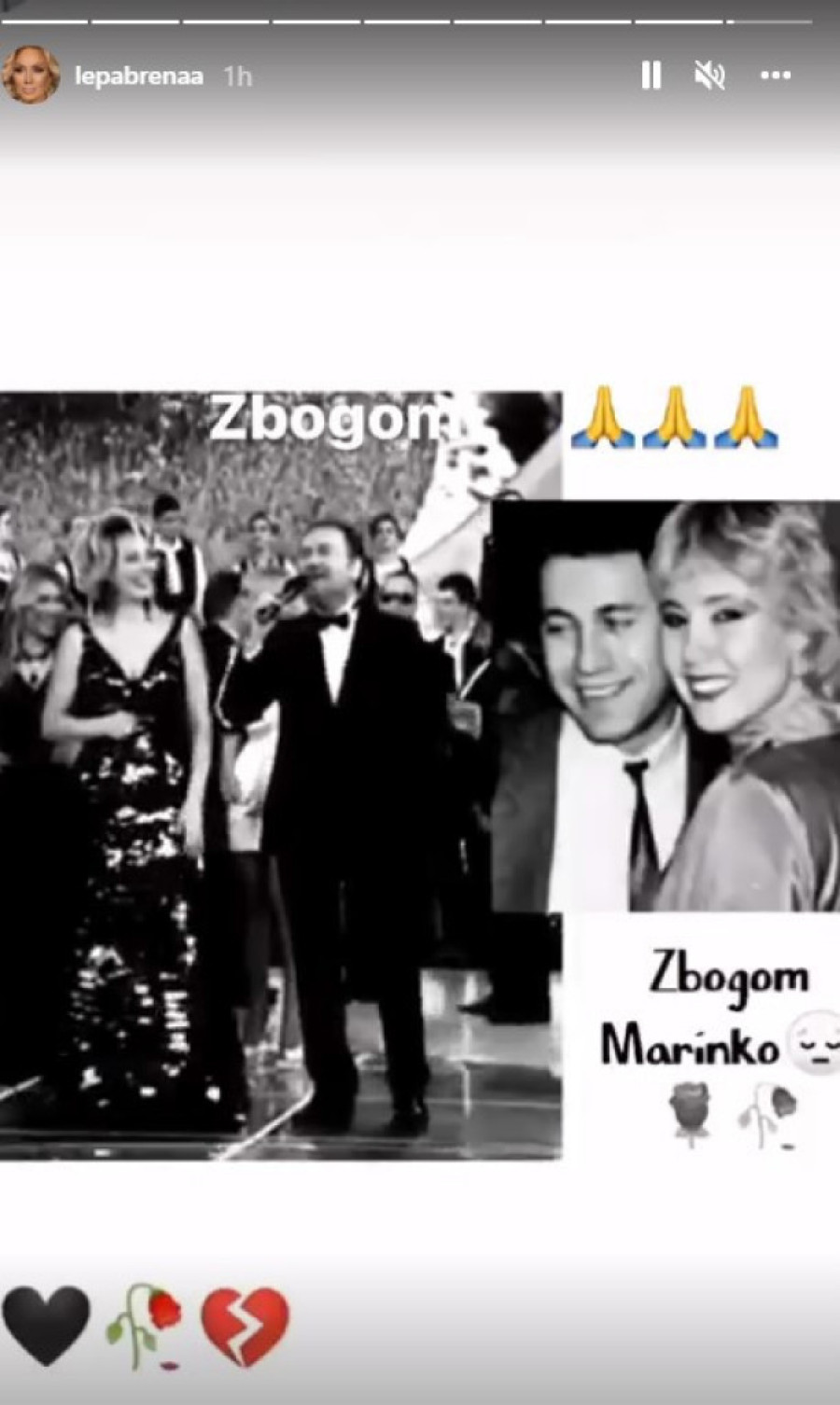 Lepa Brena utučena zbog Rokvićeve smrti: Tužno vreme za rastanke