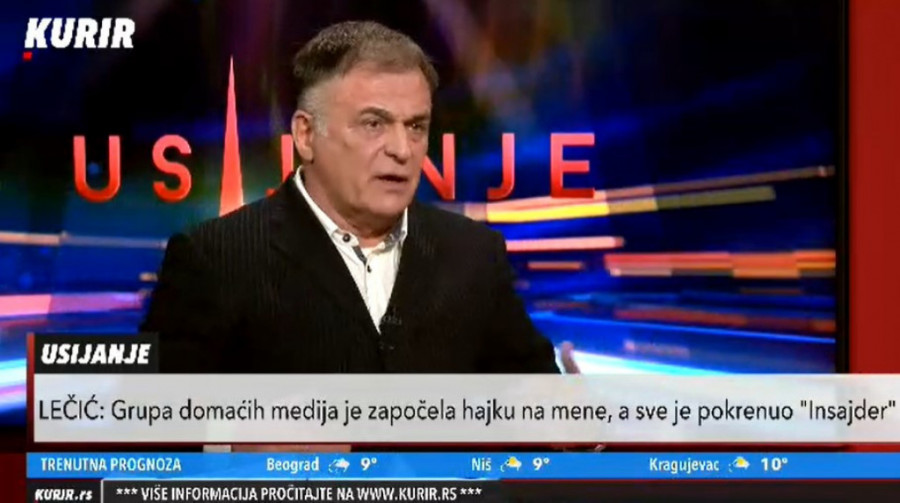 Lečić prvi put o spornom snimku razgovora sa Danijelom: Pričali smo o saradnji na filmu koji mi je ponudila