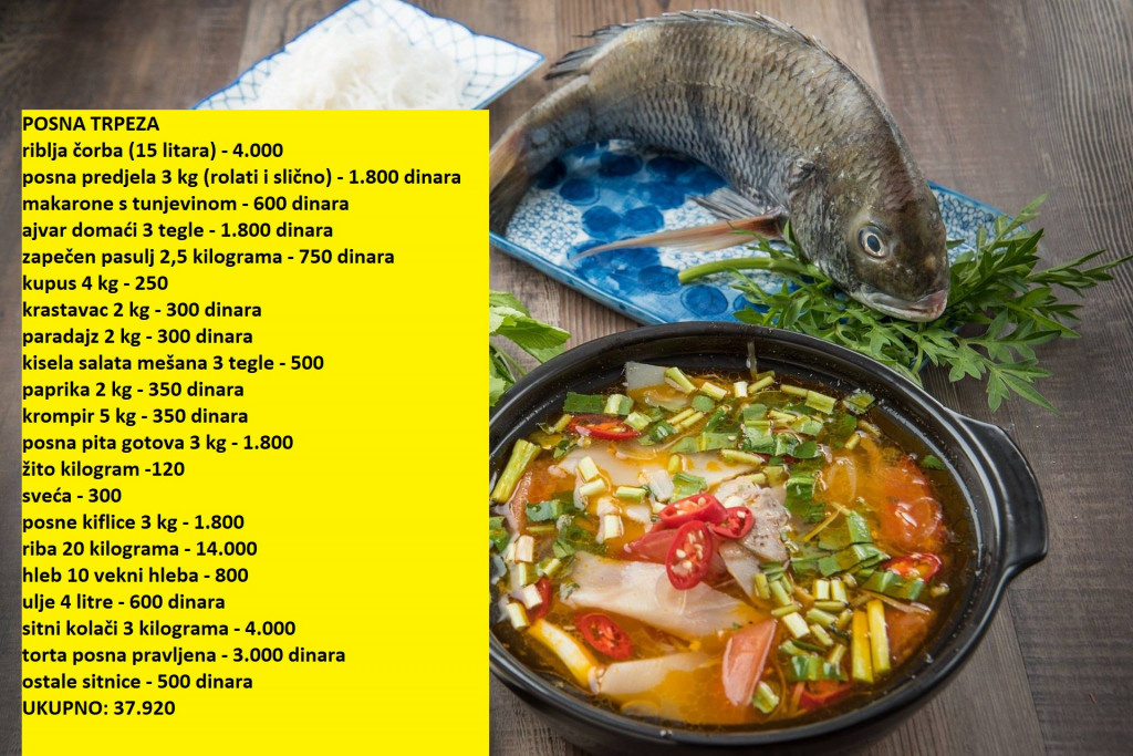 Izračunali smo koliko će da vas košta slava ove godine: Ako je posna, dodajte još 30 evra!