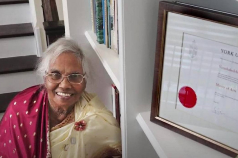 Za nju su godine samo broj: Stekla master diplomu u 87. godini! (VIDEO)