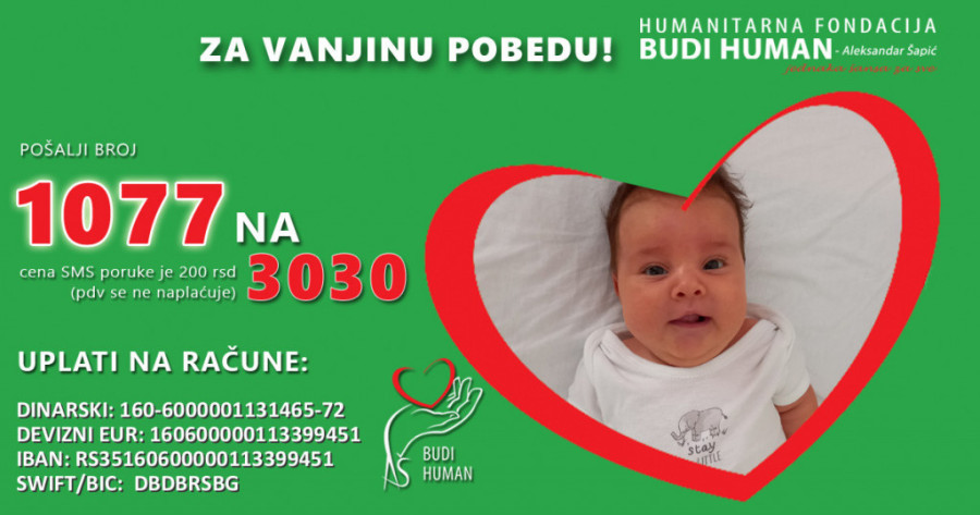 Potresna poruka Vanjine mame: Strašno je kada znate da vaše dete sledećeg jutra može izgubiti moć gutanja ili govora i disanja (VIDEO)