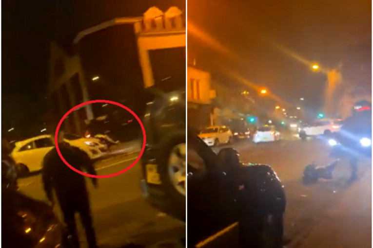 Šokantne scene iz Britanije: Tukli se nasred ulice mačetama, automobil pokosio muškarca (VIDEO)