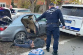 Fotografije hapšenja vozača "BMW": Ovako se završila filmska potera u Zemunu