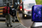 Povređeno petoro učenika u sudaru: Vozač automobila se zakucao u školski autobus