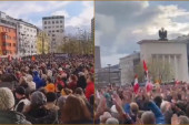 Protest protiv "lokdauna" za nevakcinisane: "Ovo je nehumano" (VIDEO)