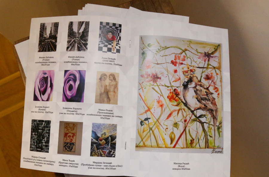 24SEDAM KIKINDA “Pogled u budućnost” očima slikara u Kulturnom centru (FOTO)