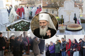 Manastir Rakovica pun vernika, narod nije zaboravio patrijarha Pavla: "Mi se nadamo da će biti naš svetac" (VIDEO/FOTO)