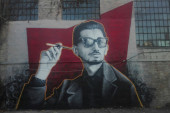 Mural Borislava Pekića krasi ulicu u Beogradu: Još jedna počast velikom piscu (FOTO)