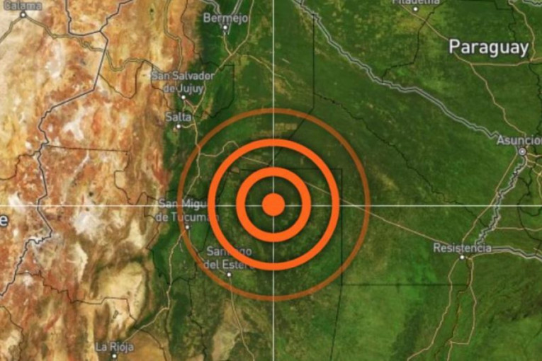 Jak zemljotres pogodio Argentinu: Potres jačine 5,5 rihtera pogodio je provinciju Santjago del Estero