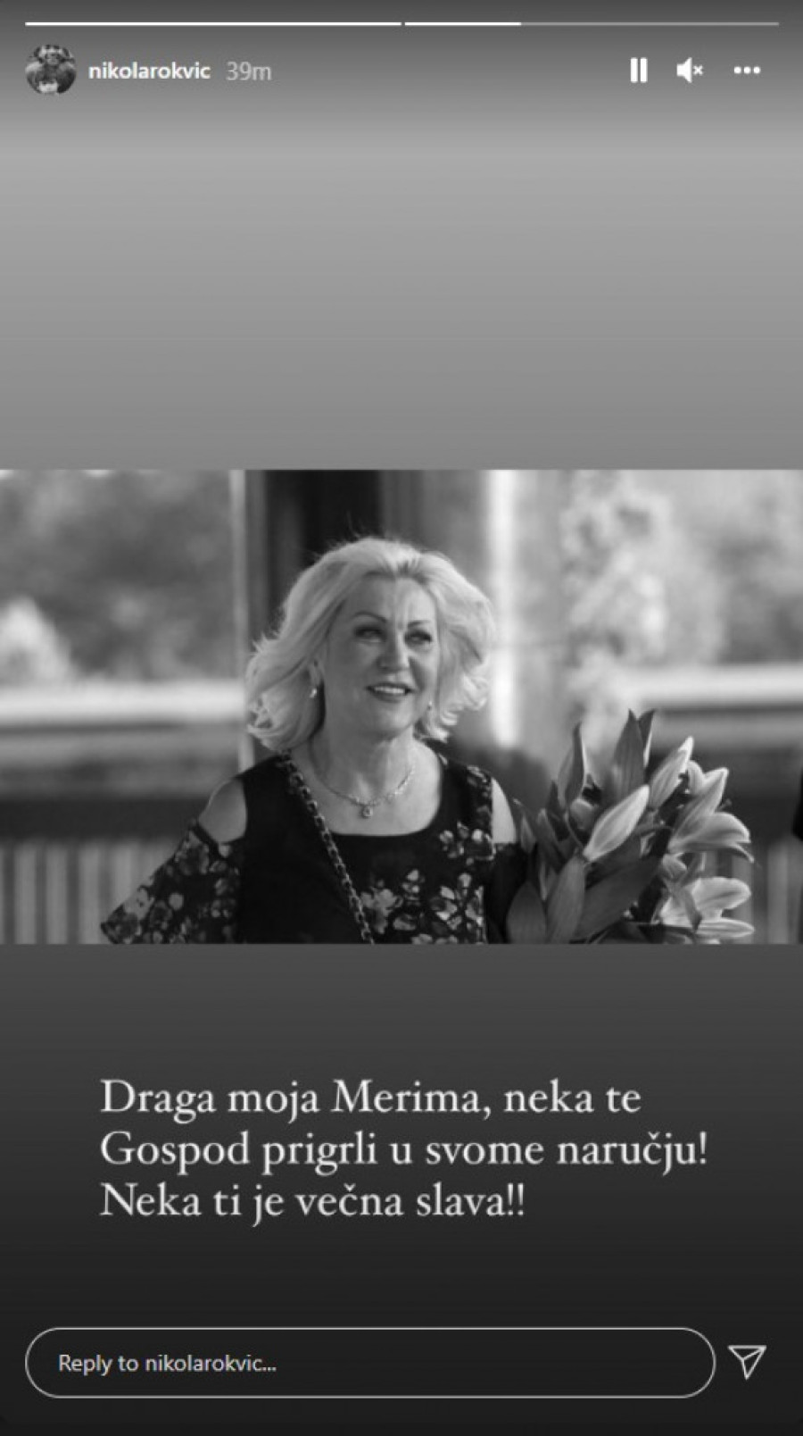 Marinka Rokvića i Merimu Njegomir povezuje jedna stvar, a ovako se njegov sin Nikola oprostio od pevačice!