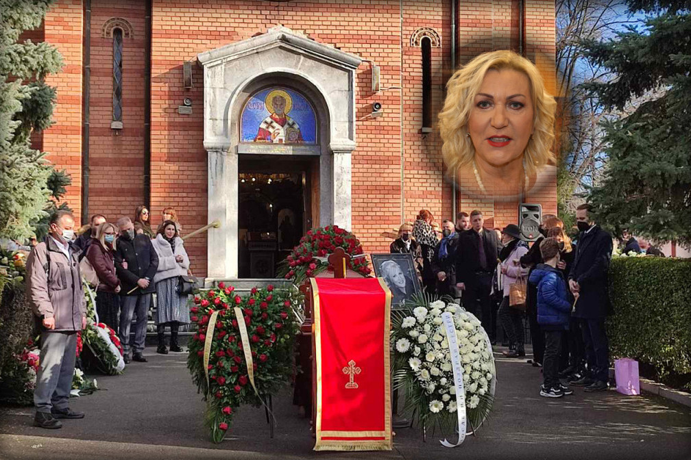 Suze i bol na sahrani Merime Njegomir, deca joj posvetila poruku: Što je lepo kad se neko voli, a duša boli (FOTO/VIDEO)