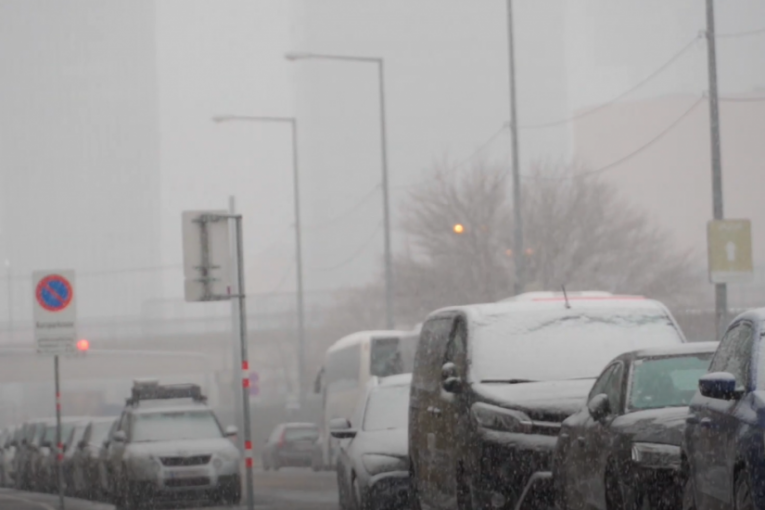 Prvi sneg pao i u Beču: Na putevima nastao kolaps (VIDEO)