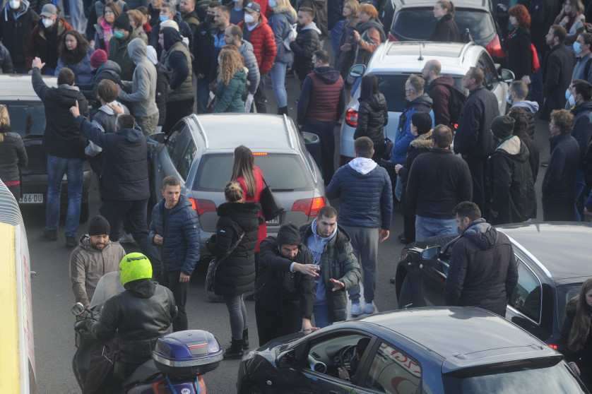Blokiran centar Beograda: Nakon protesta na Gazeli, novo okupljanje ispred Skupštine Srbije