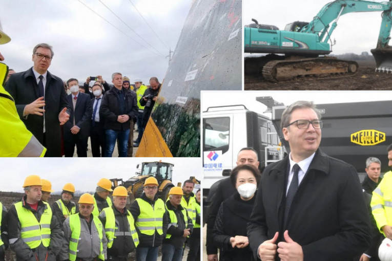 Predsednik Vučić u Moravičkom okrugu: Obilaznica skraćuje put do Miloša Velikog, kamioni više neće prolaziti pored škola (FOTO)