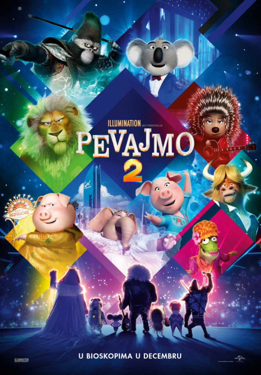 Blistava i uzbudljiva animirana muzička priča „Pevajmo 2“ u bioskopima za novogodišnje praznike (FOTO/VIDEO)