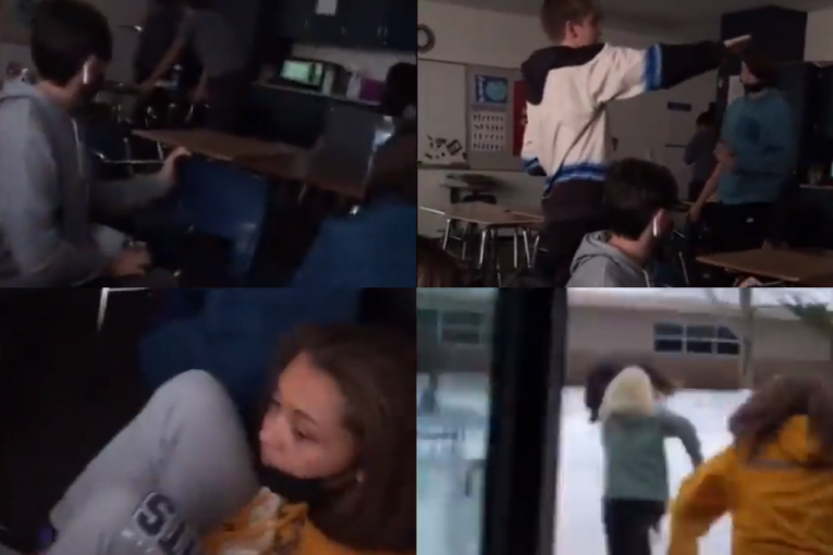 Objavljen uznemirujući snimak pucnjave u školi: Učenici se kriju iza barikada, napadač ih mami glumeći da je šerif (VIDEO)