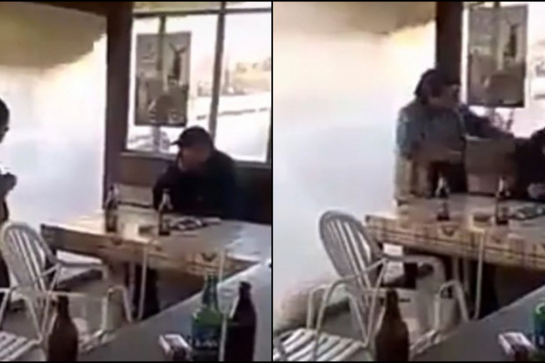Hit snimak iz kafane u Srbiji: Majka došla po pijanog sina, u sve se umešao i konobar (VIDEO)