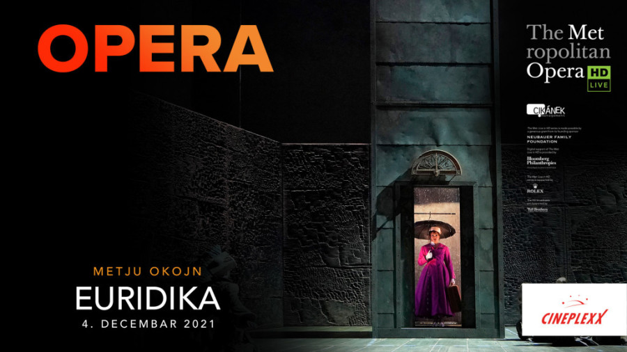„Euridika“ uživo sa scene Metropolitena na velikom platnu u Beogradu (FOTO/VIDEO)
