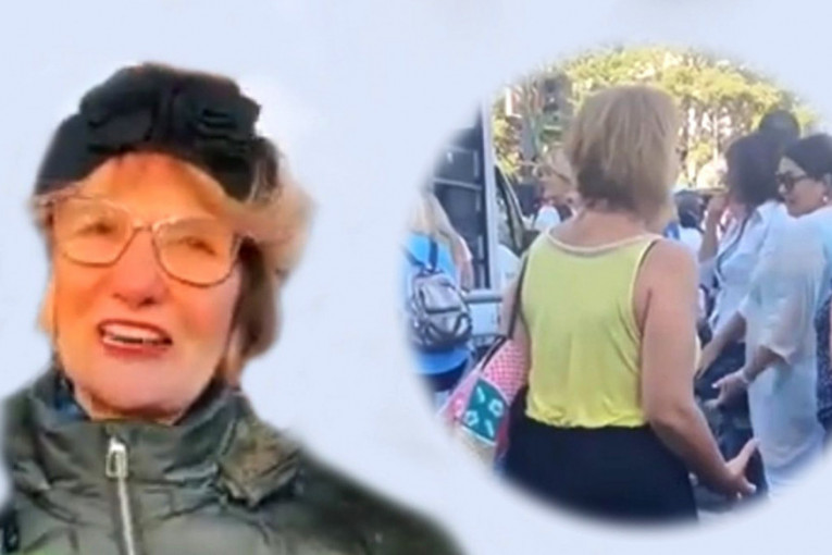 Evo kako žena koja je letos iz sveg glasa vrištala na protestima objašnjava zašto je došla na blokadu puta (VIDEO)