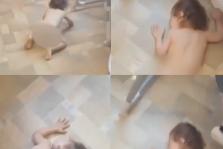 Majka snimala kako maltretira bebu da bi se osvetila mužu: Dete pada na pod i plače, ali njoj nije dosta (UZNEMIRUJUĆI SNIMAK)