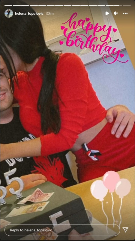 Ima se, može se: Muž Helene Topalović slavi rođendan, ona mu poklonila nesvakidašnju tortu (FOTO)