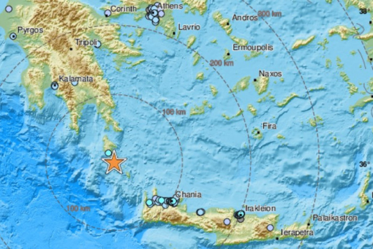 Strašan zemljotres pogodio Grčku: Treslo se od Atine do Krita!