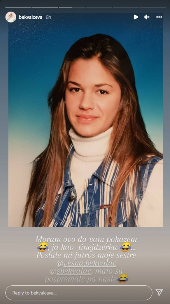 Morala da pokaže: Nataša Bekvalac dobila fotku iz tinejdžerskih dana, izgleda potpuno drugačije! (FOTO)