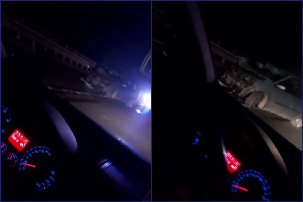 Teška nesreća kod Novog Sada: U sudaru učestvovala tri vozila, vatrogasci na terenu (VIDEO)