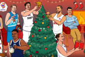 FIBA se izblamirala sa božićnom čestitkom! Zašto Bobi Marjanović kiti jelku na katolički praznik? (FOTO)