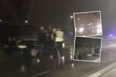 Jeziva scena nasred puta: Pregažen pešak u Pančevu (VIDEO)