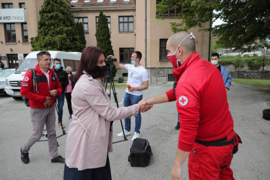 24SEDAM UŽICE Gradonačelnica čestitala volonterima Svetski dan i nedelju Crvenog krsta