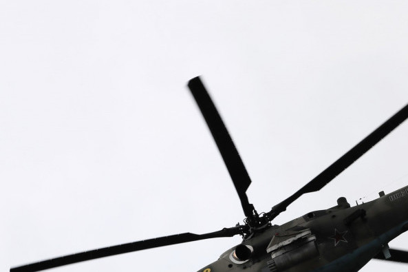 Srpski vojnik u helikopteru koji je pogođen!