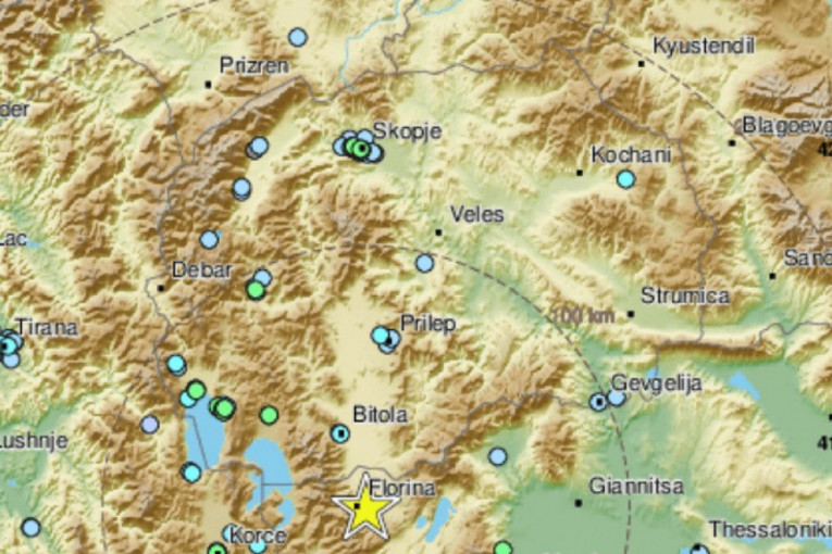 Sve se treslo! Snažan zemljotres na granici Grčke i Severne Makedonije: Jačina 5,8 stepeni Rihtera (FOTO)