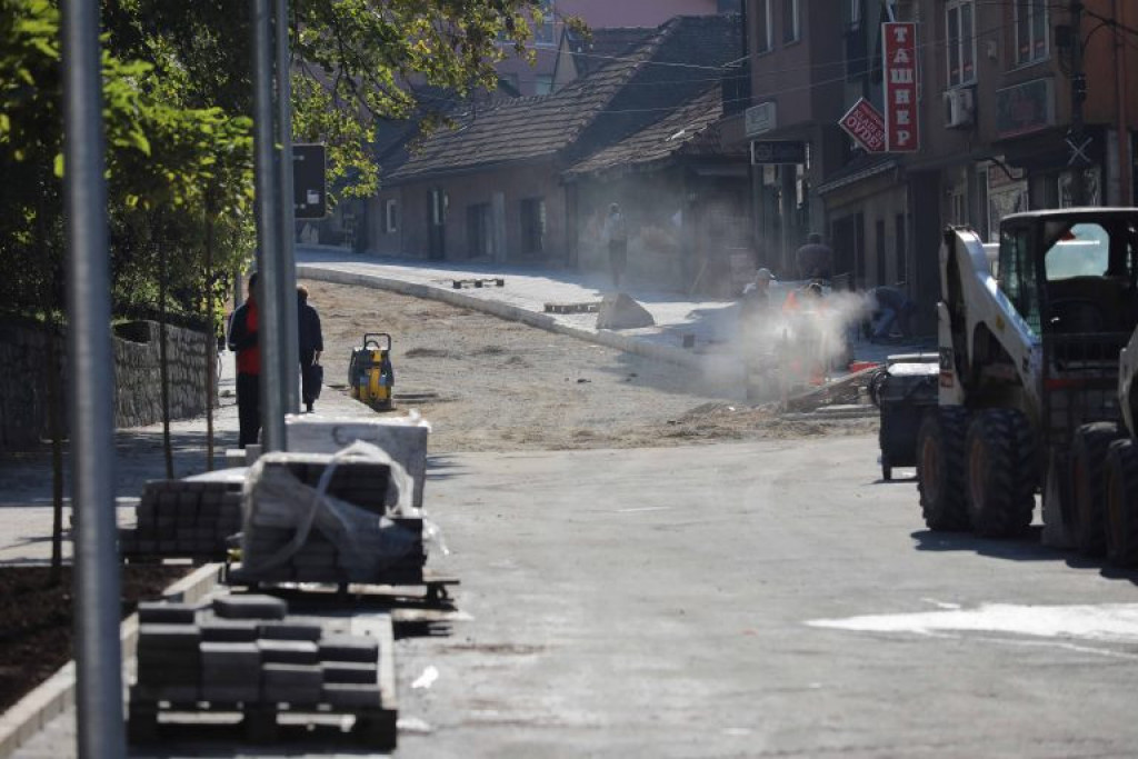 24SEDAM UŽICE Do petka završetak svih radova u Ulici Dimitrija Tucovića prema Dovarju