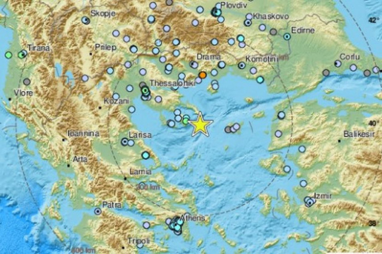 Snažan zemljotres - udarilo kod Svete Gore: Treslo se i u Severnoj Makedoniji, Bugarskoj i Turskoj!