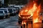 Buktinja na Miljakovcu: Ženi se zapalio automobil usred vožnje (VIDEO)