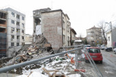 Mukama nikad kraja: Pao još jedan deo zgrade u Vidovdanskoj ulici na Vračaru (FOTO/VIDEO)