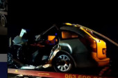 Strašni snimci sa mesta nesreće kod Paraćina! Od automobila skoro ništa nije ostalo (VIDEO)
