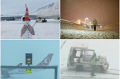 Aerodrom u Istanbulu kao u Sibiru, piste pod snegom: Turska zavejana, ljudi skijaju ulicama, beli se i Antalija (VIDEO)
