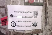 Dileri se osilili! Nakon objave da prodaju drogu preko Telegrama i dalje lepe reklame po Beogradu! (FOTO)