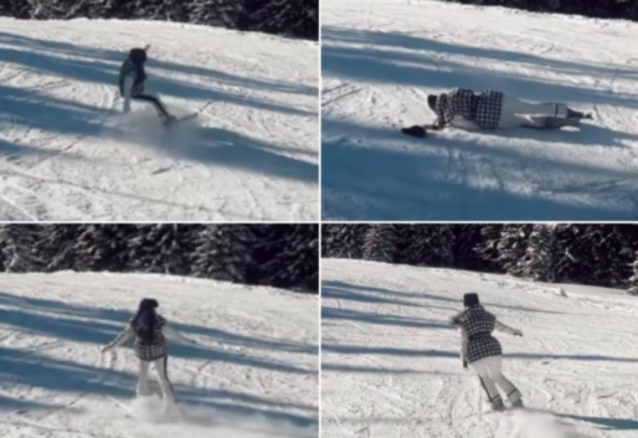Srpska influenserka doživela nezgodu na skijanju pa završila u bolnici!