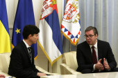Nastaviti rad na jačanju ekonomskih odnosa: Predsednik Vučić primio odlazećeg ambasadora Ukrajine