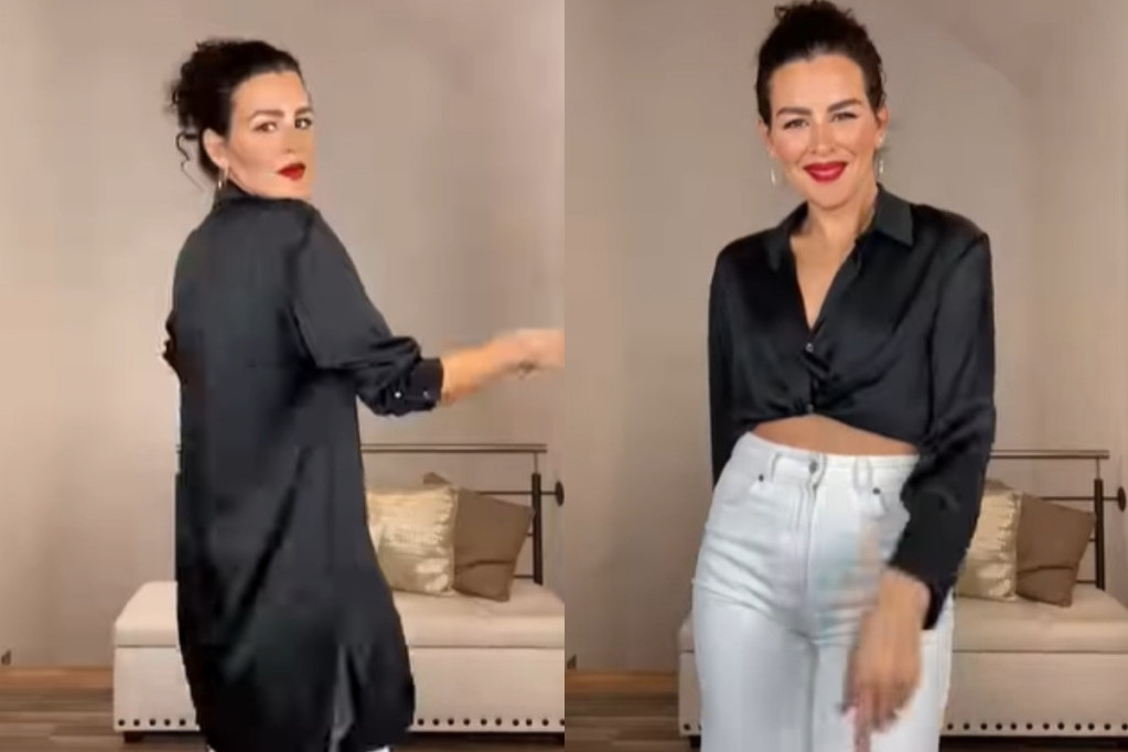 Fenomenalan modni trik: Za 3 sekunde napravite potpuno novu košulju (VIDEO)