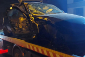 Poznati glumac doživeo saobraćajku: Auto potpuno smrskan! (FOTO)